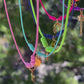 Collana colorata con charmimini in 7 colori