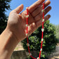 Collana con perline e fiori in 7 colori