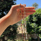 Collana con perline e cuori in 2 colori