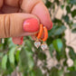 Cerchietto smaltato con cuore pendente in 7 colori