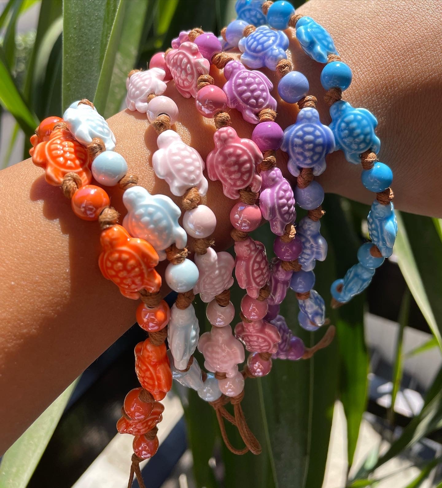 Bracciale tartarughe in 8 colori