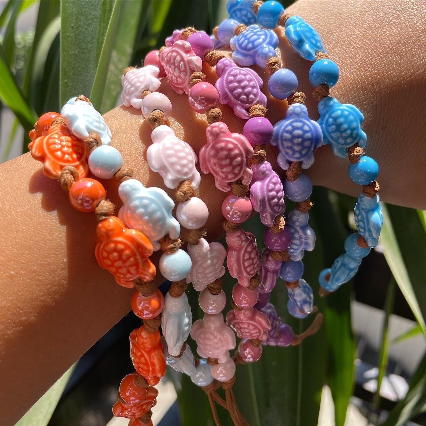 Bracciale tartarughe in 8 colori