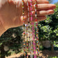 Collana con perline e stelle in 2 colori