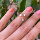Anello a tre fasce in 7 colori
