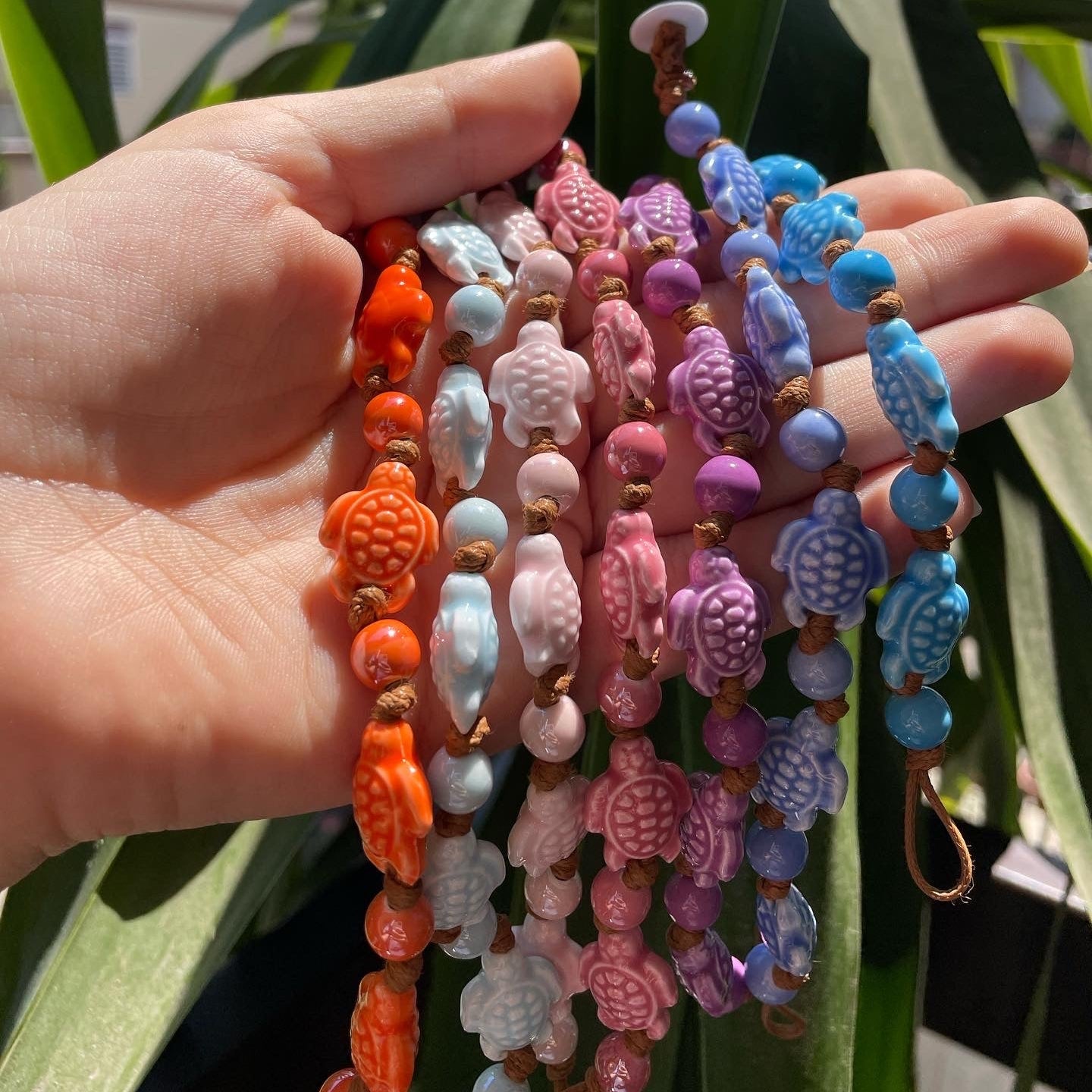 Bracciale tartarughe in 8 colori