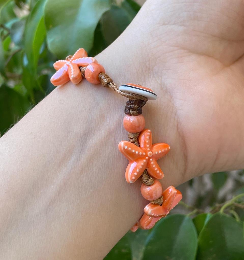 Bracciale stella marina in 5 colori