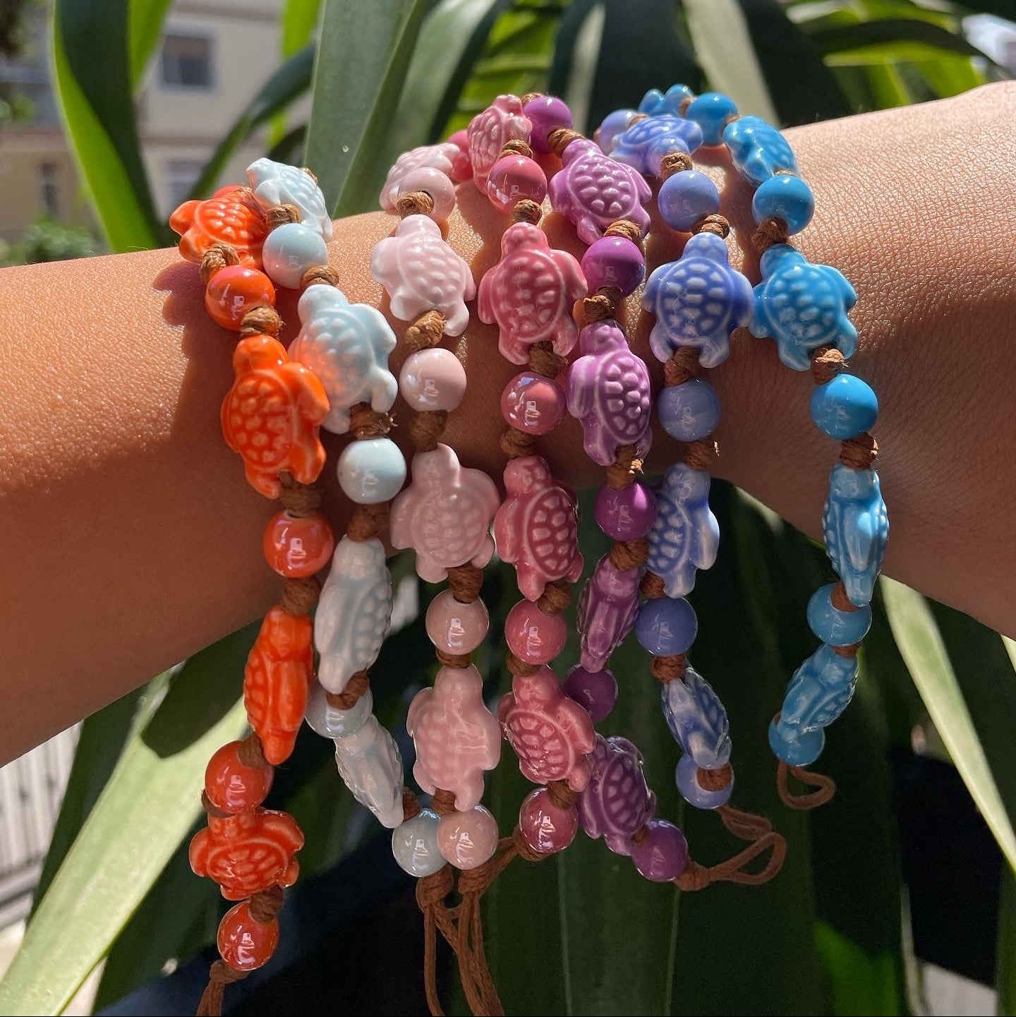 Bracciale tartarughe in 8 colori