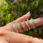 Anello con strass in 7 colori