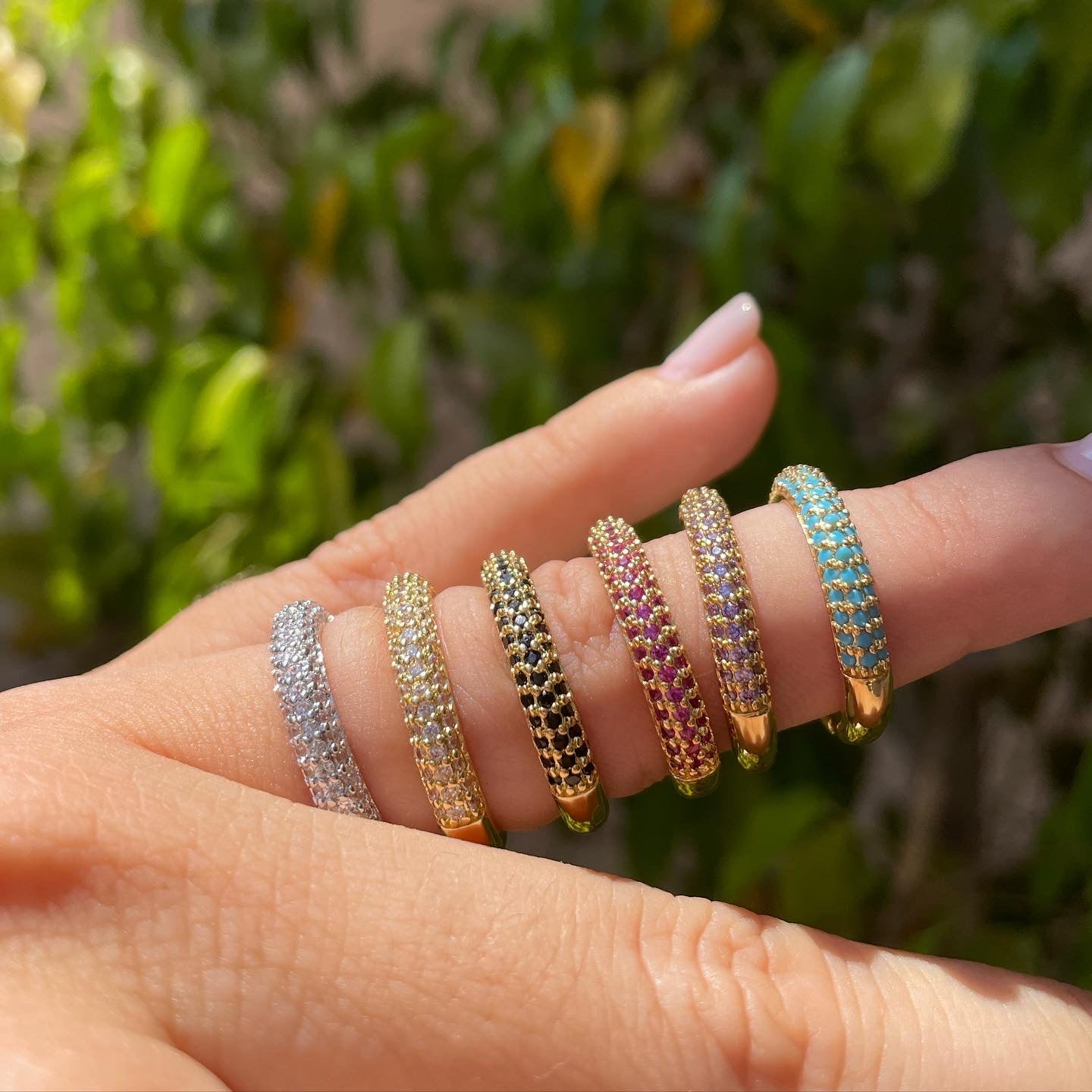 Anello colori in 7 colori