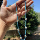 Collana con perline e fiori in 7 colori