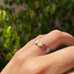 Anello con cuori smaltato in 5 colori