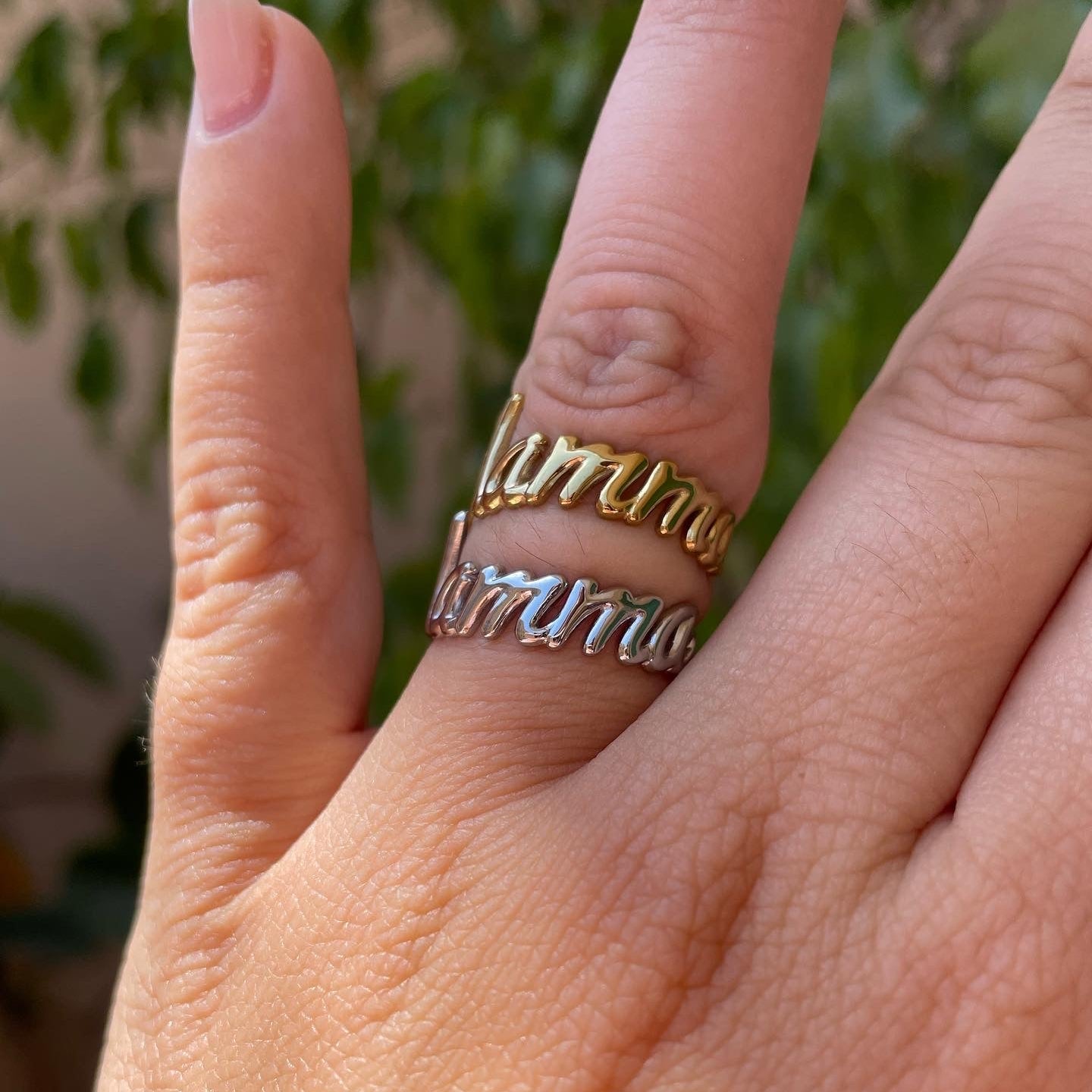 Anello Mamma in 2 colori