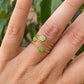 Anello a tre fasce in 7 colori