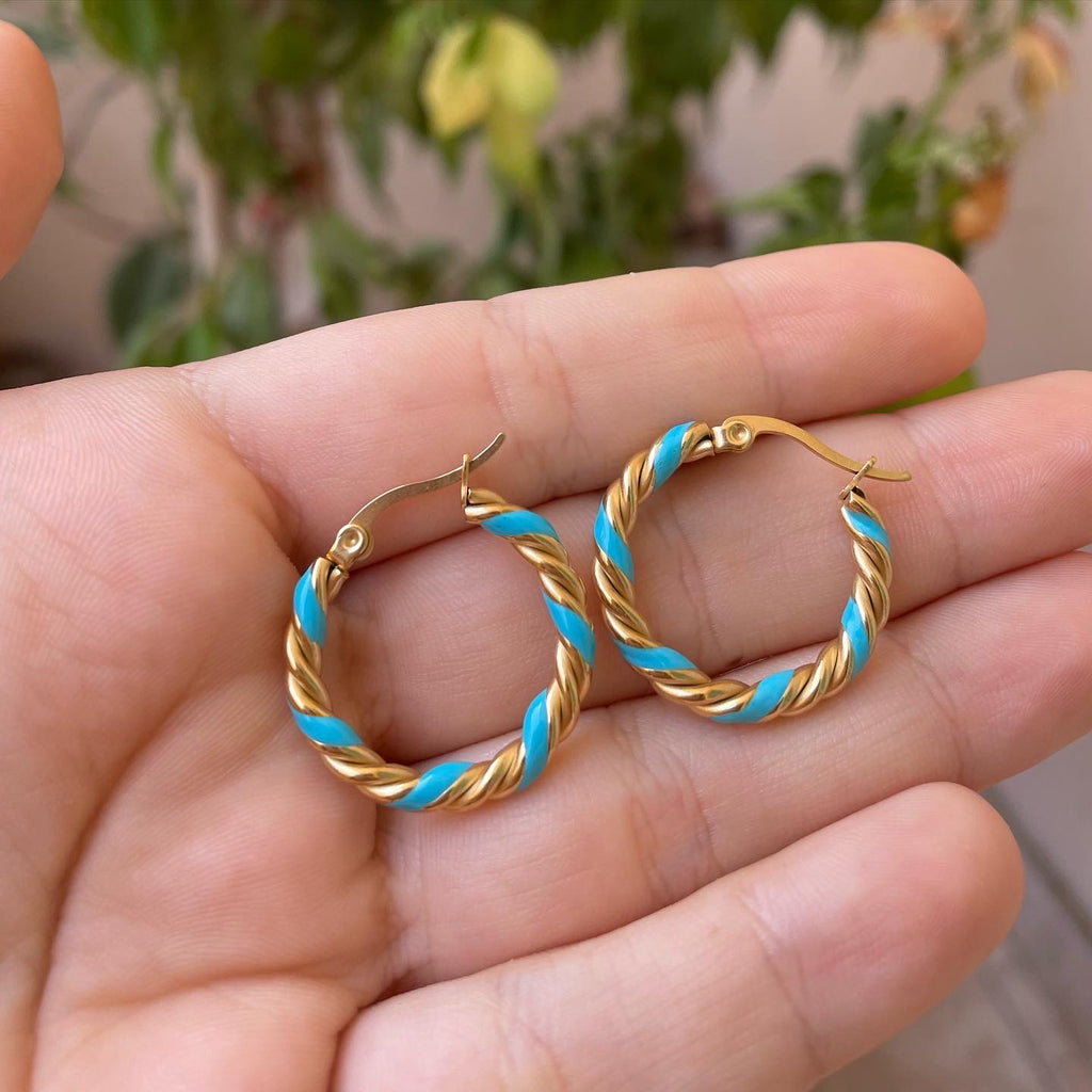 Cerchietto smaltato in 5 colori