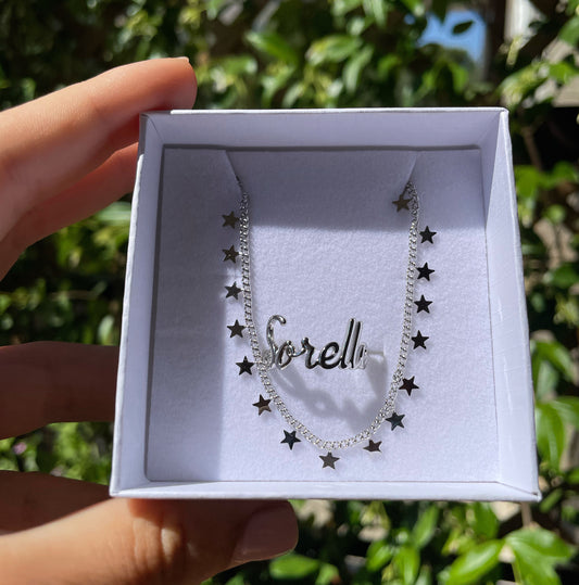 Collana + anello in 2 colori