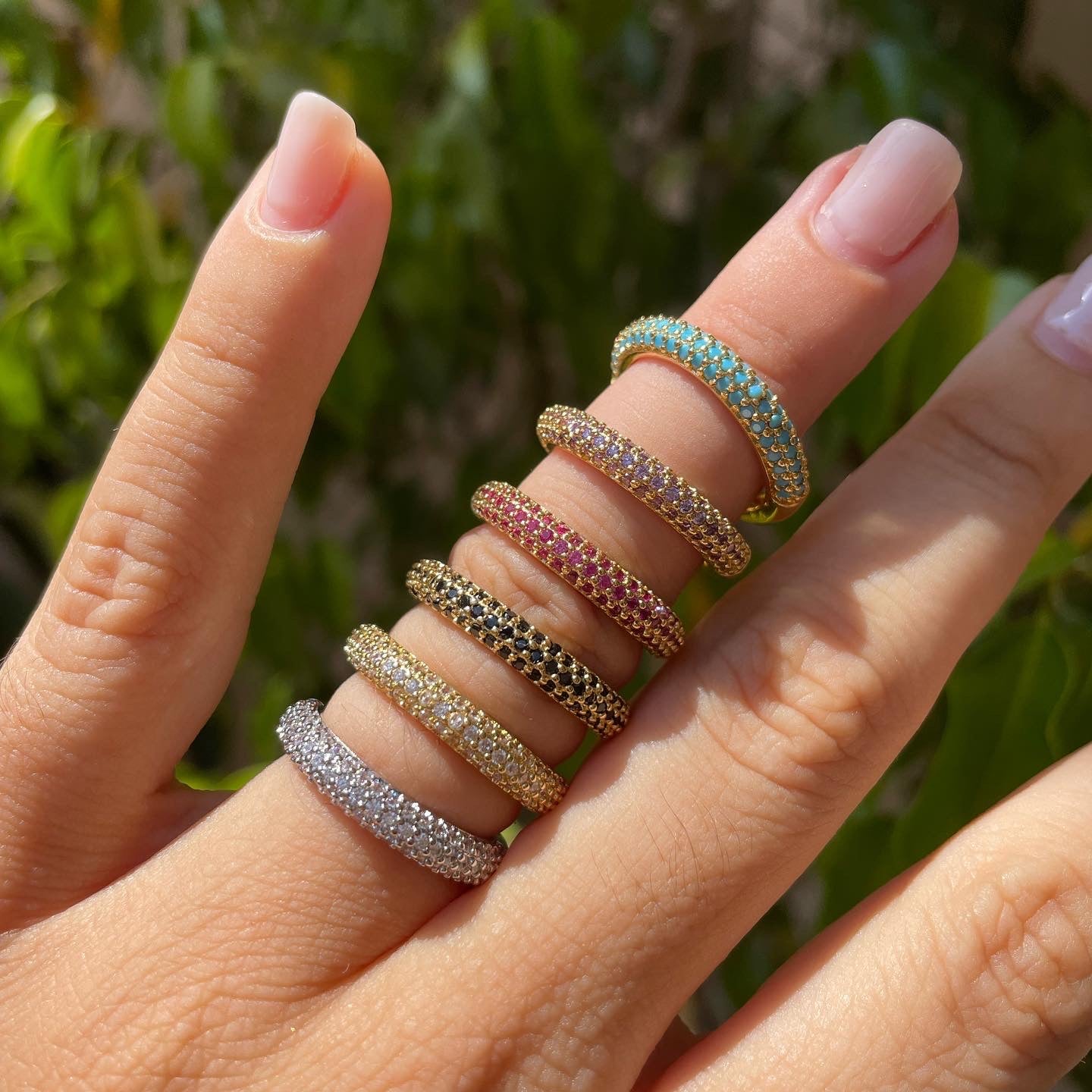 Anello colori in 7 colori