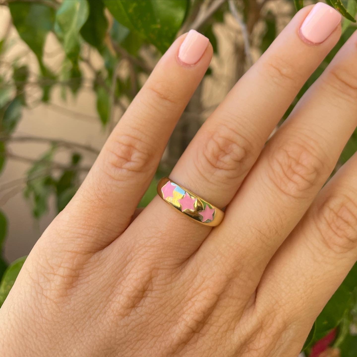 Anello stelline in 3 colori