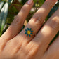Anello con fiore in 12 colori