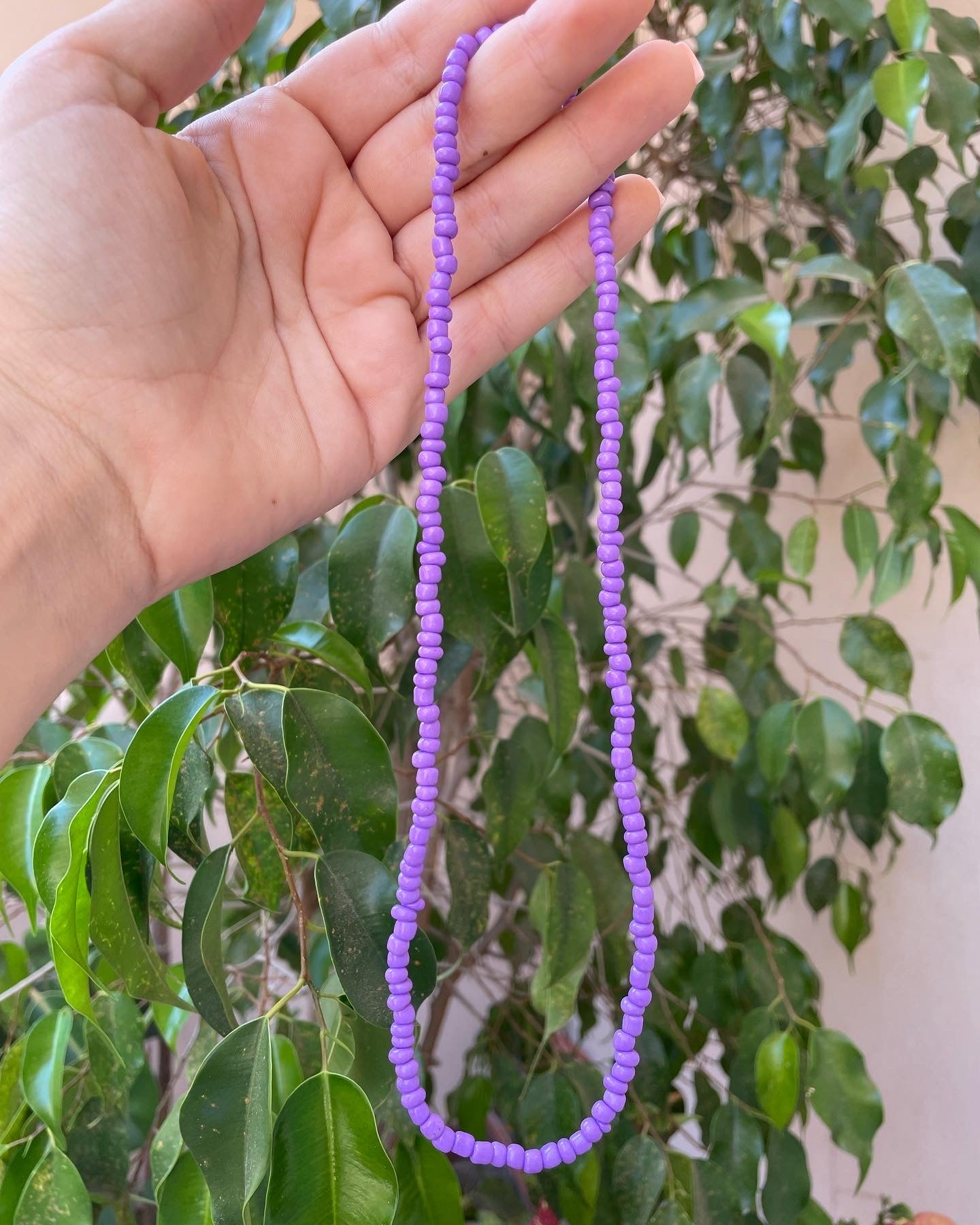 Collana con perline in 10 colori