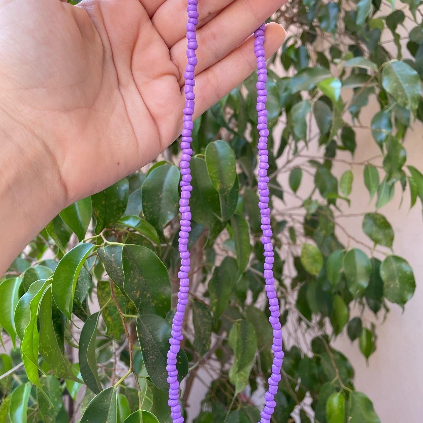 Collana con perline in 10 colori