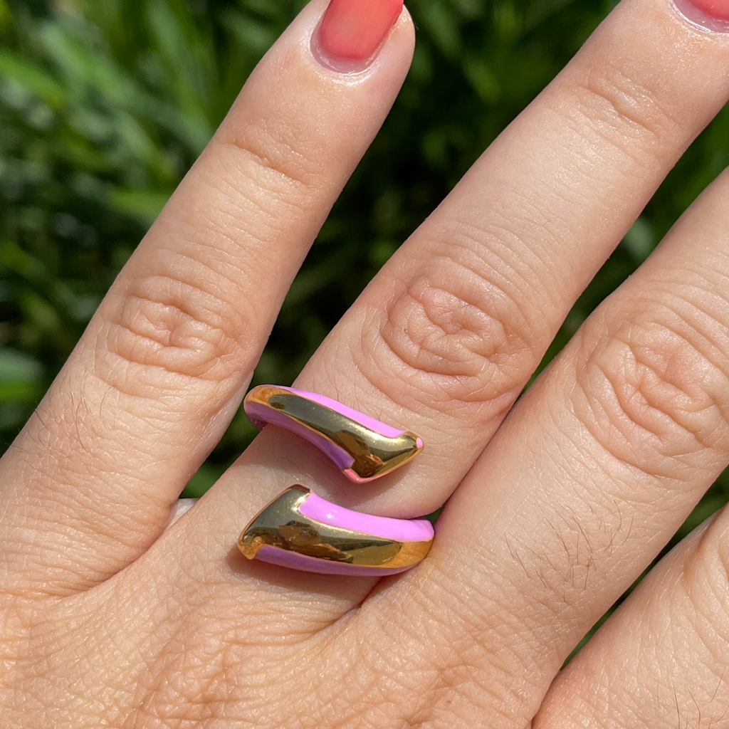 Anello fascia in 3 colori