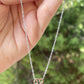 Collana con segno zodiacale in 2 colori