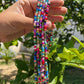 Collana con perline colorate