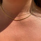 Collana intrecciata in 2 colori