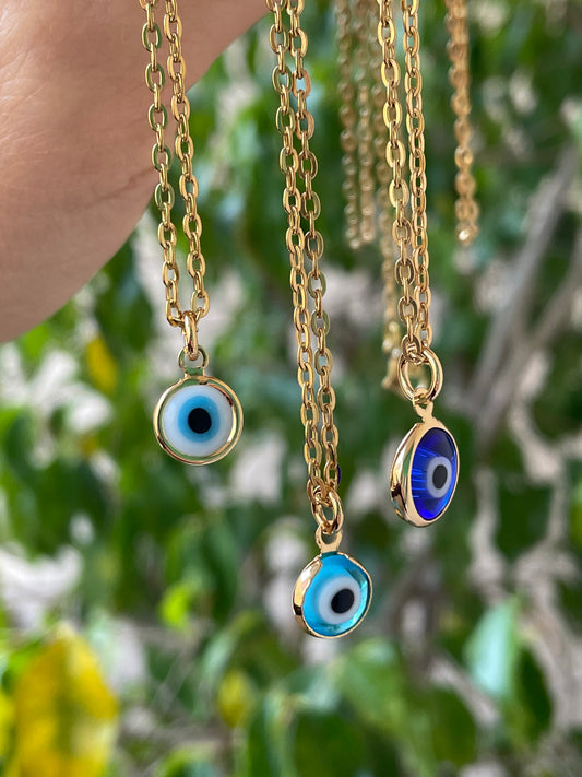 Collana con occhio di Allah in 3 colori