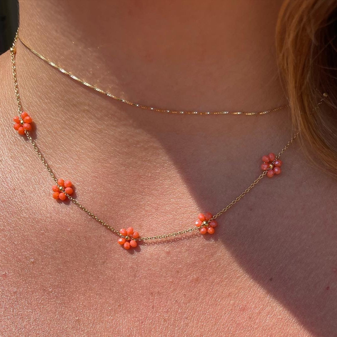 Collana flora in 23 colori