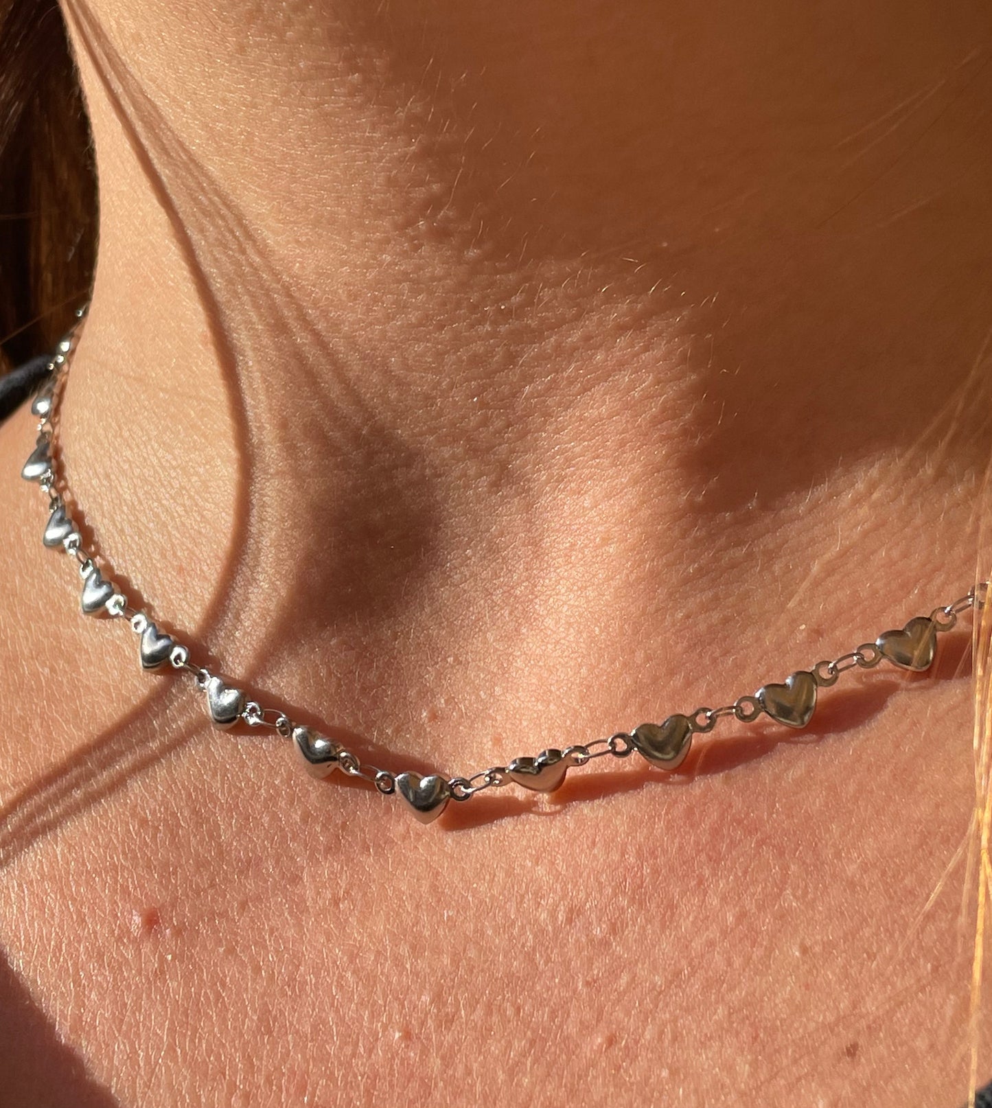 Collana cuori in 2 colori