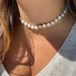 Collana con cuori in madreperla
