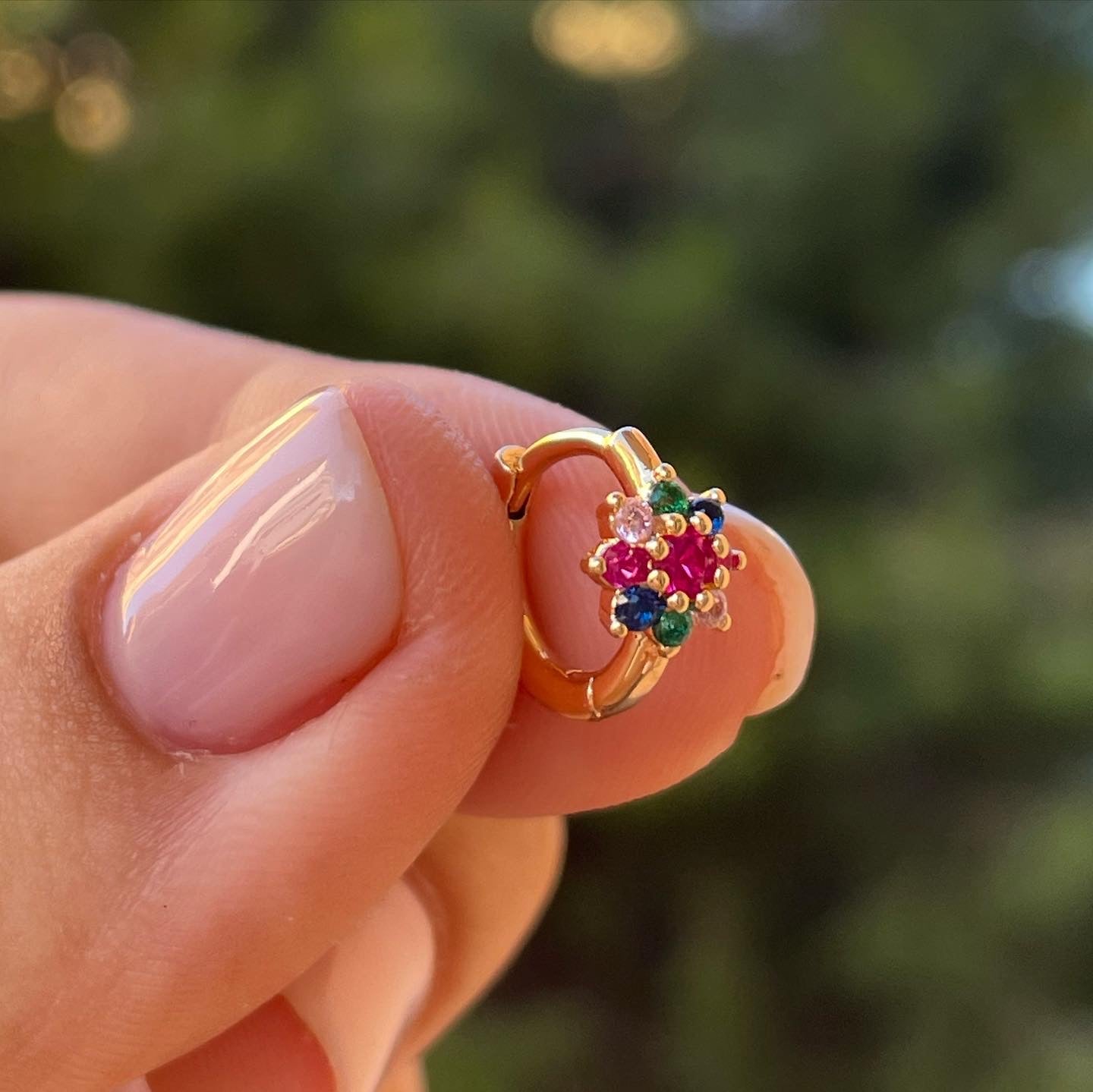 Cerchietto con fiore in 10 colori