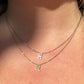 Collana con segno zodiacale in 2 colori