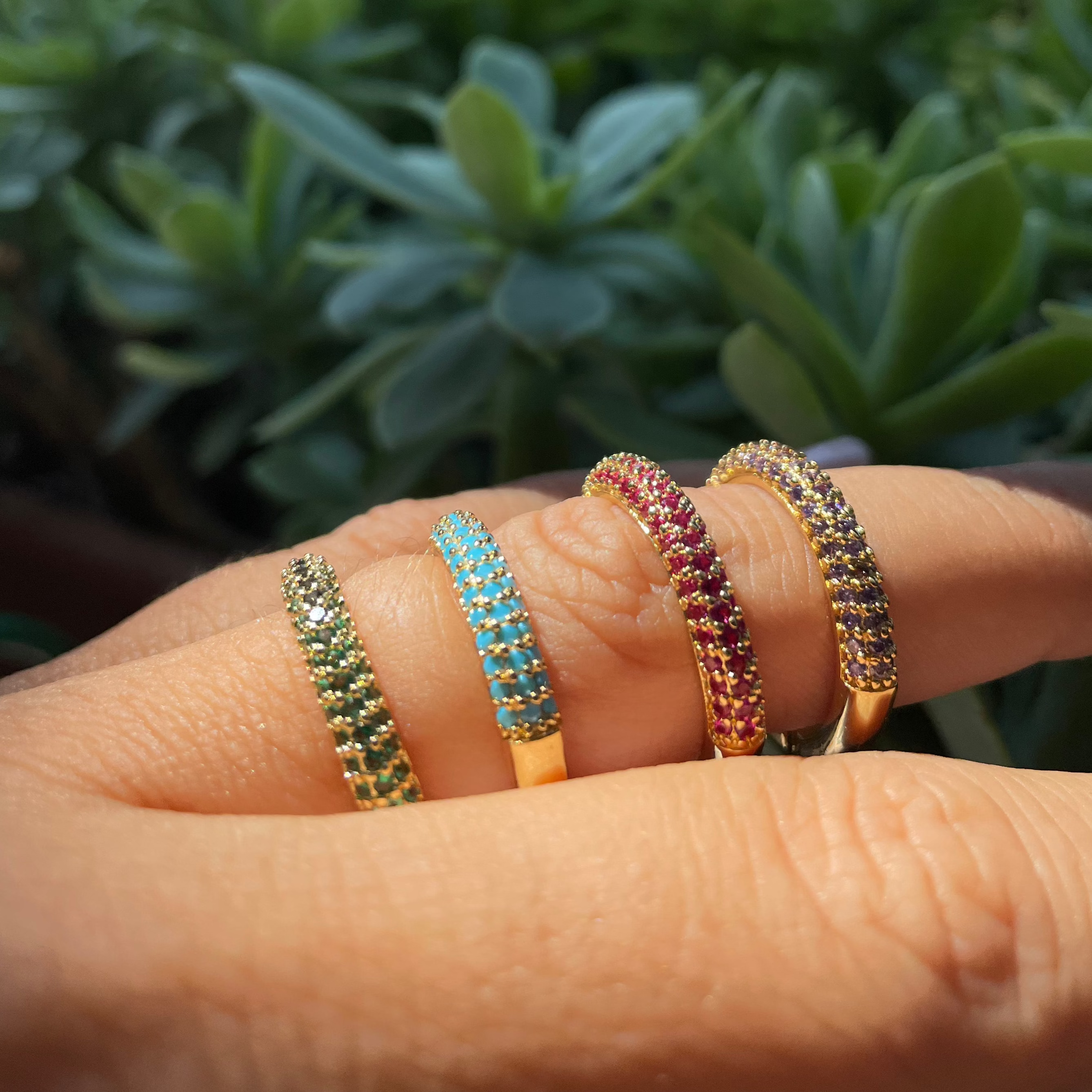 Anello colori in 7 colori