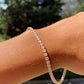 Bracciale tennis con cristallini in 5 colori