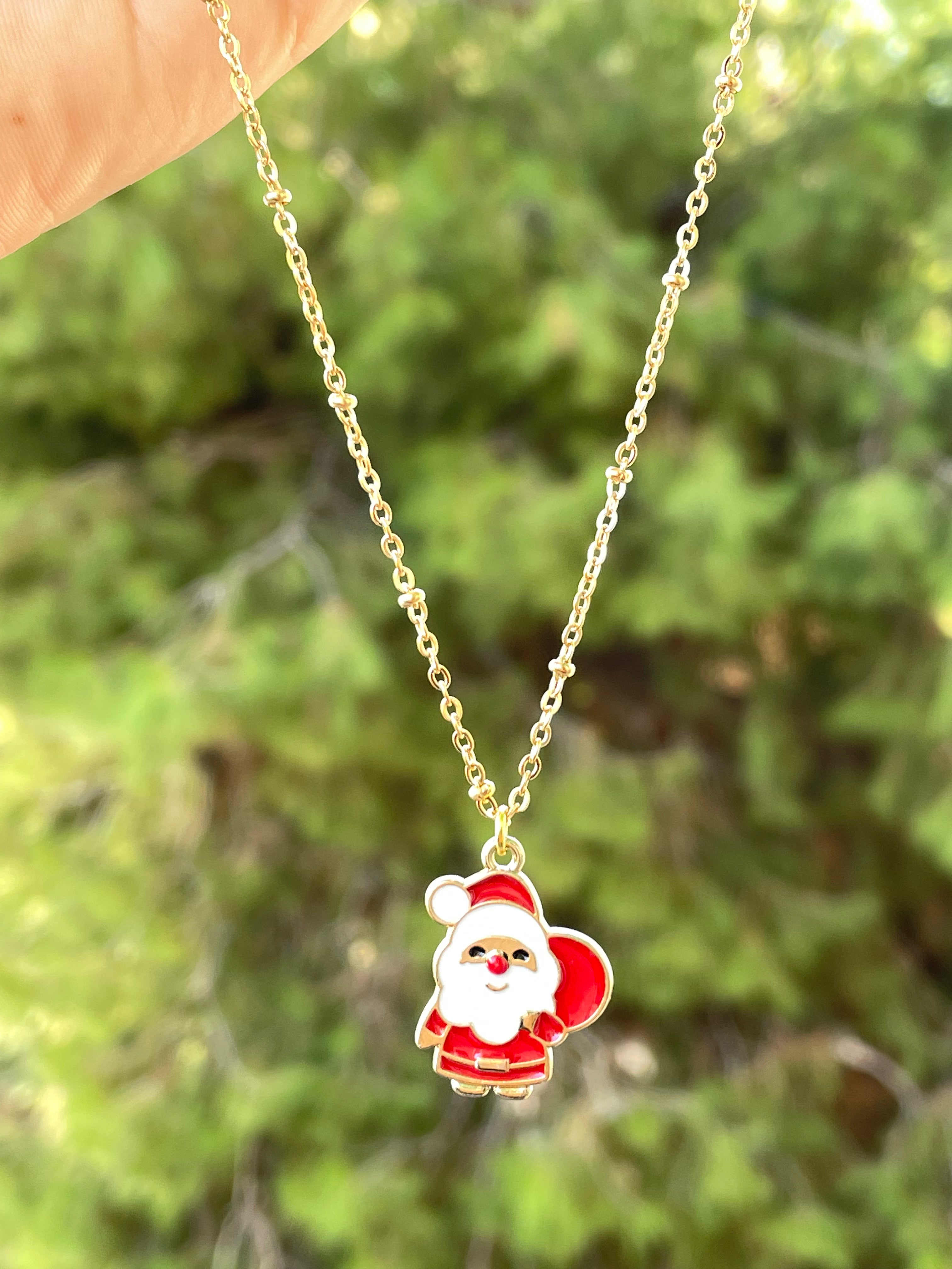 Collana con Babbo Natale