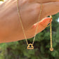 Collana con segno zodiacale in 2 colori