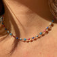 Collana con occhio di Allah colorato