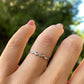 Anello con segno zodiacale in 2 colori