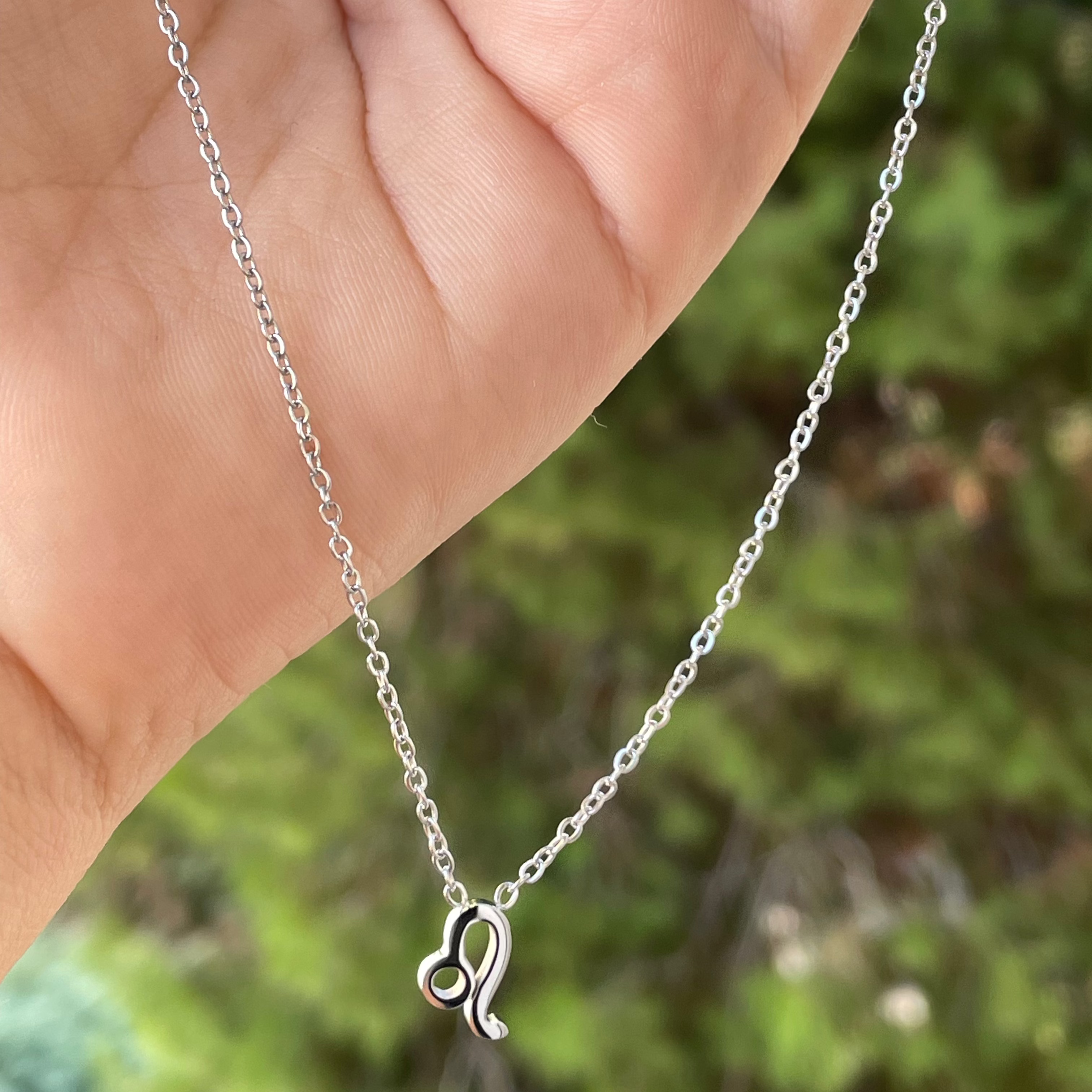 Collana con segno zodiacale in 2 colori