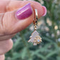 Orecchino albero di Natale in 2 colori