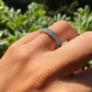 Anello con vetrini in 6 colori