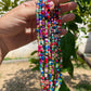 Collana con perline colorate