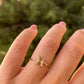 Anello con segno zodiacale in 2 colori