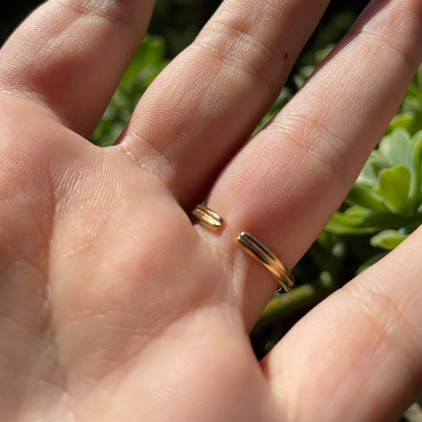 Anello nodo doppio in 2 colori
