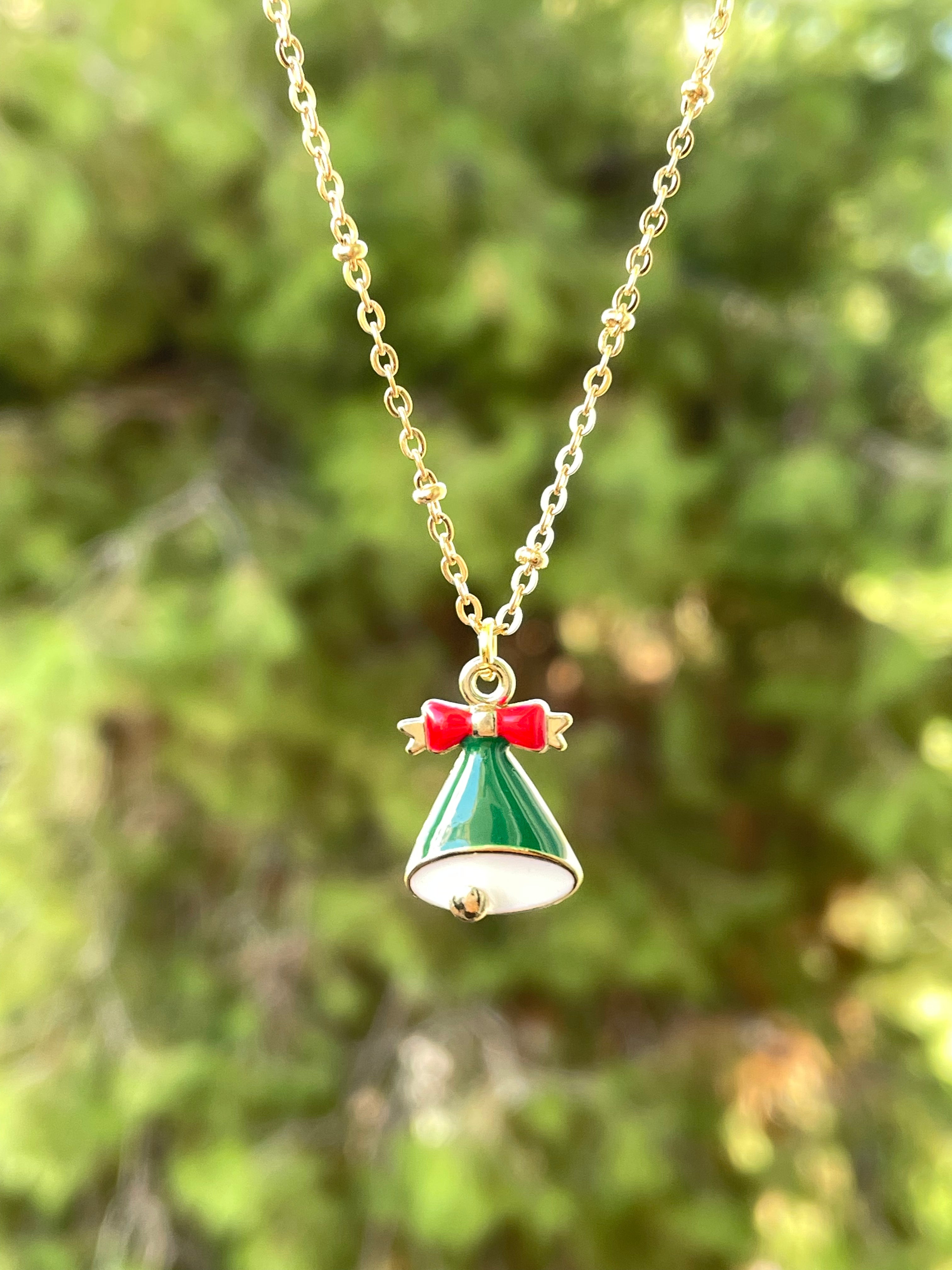 Collana con campana natalizia