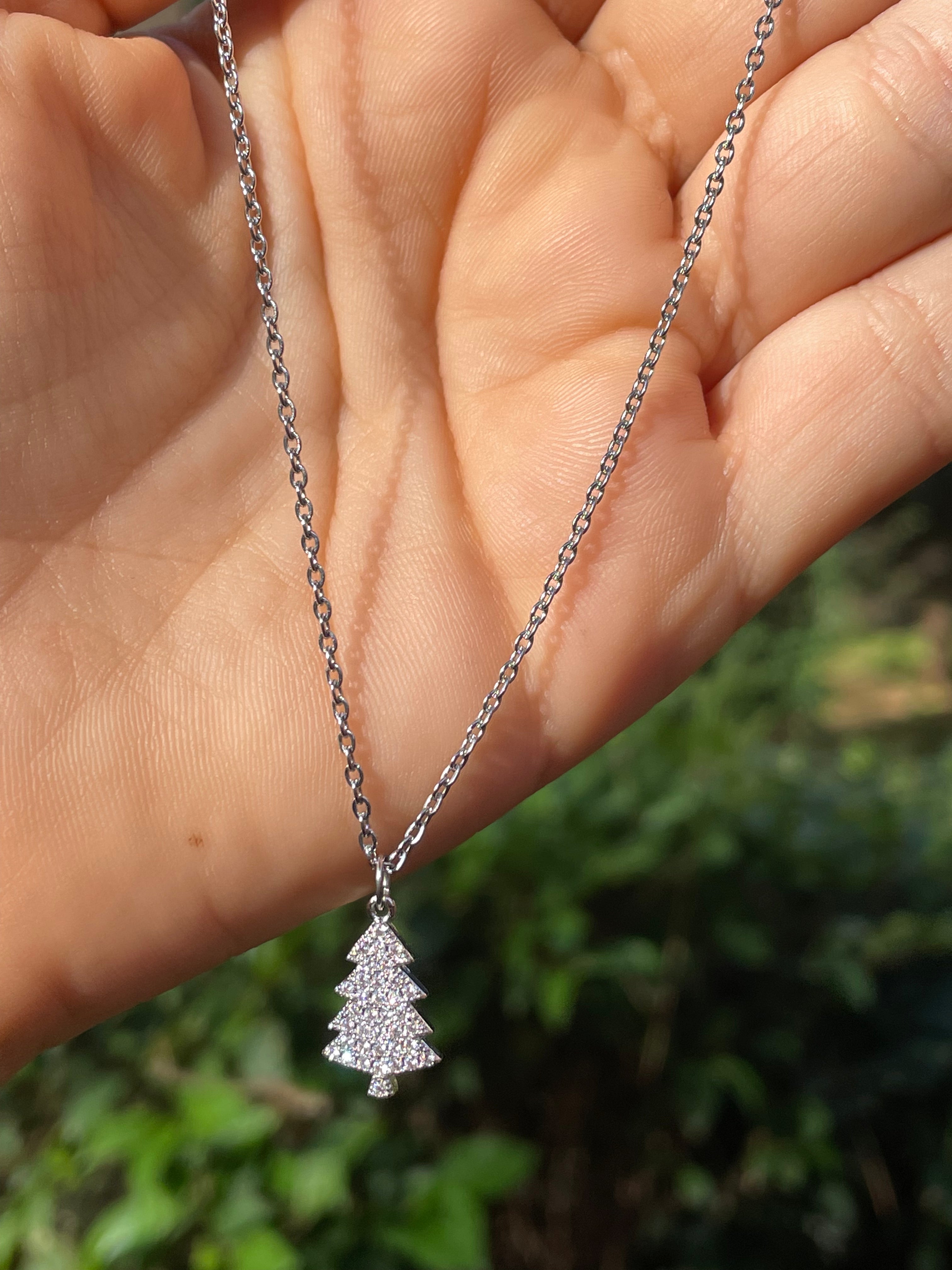 Collana con albero di Natale