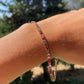 Bracciale tennis con cristallini in 5 colori