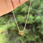Collana con segno zodiacale in 2 colori